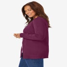 Perfect Long-Sleeve Cardigan Sweater image number null