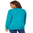 Perfect Long-Sleeve Cardigan Sweater image number null