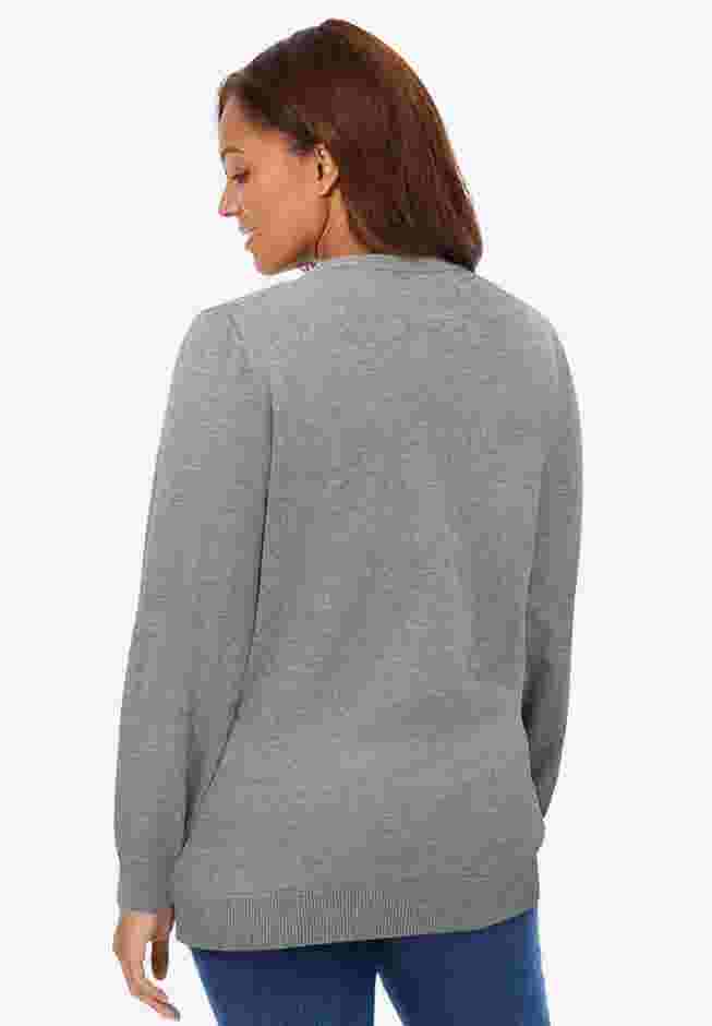 Perfect Long-Sleeve Cardigan image number 1
