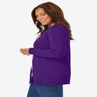 Perfect Long-Sleeve Cardigan Sweater image number null