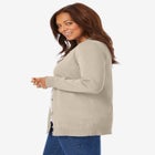 Perfect Long-Sleeve Cardigan Sweater image number null