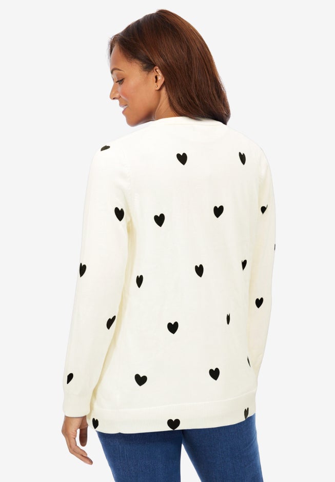 Perfect Long-Sleeve Cardigan Sweater image number 1