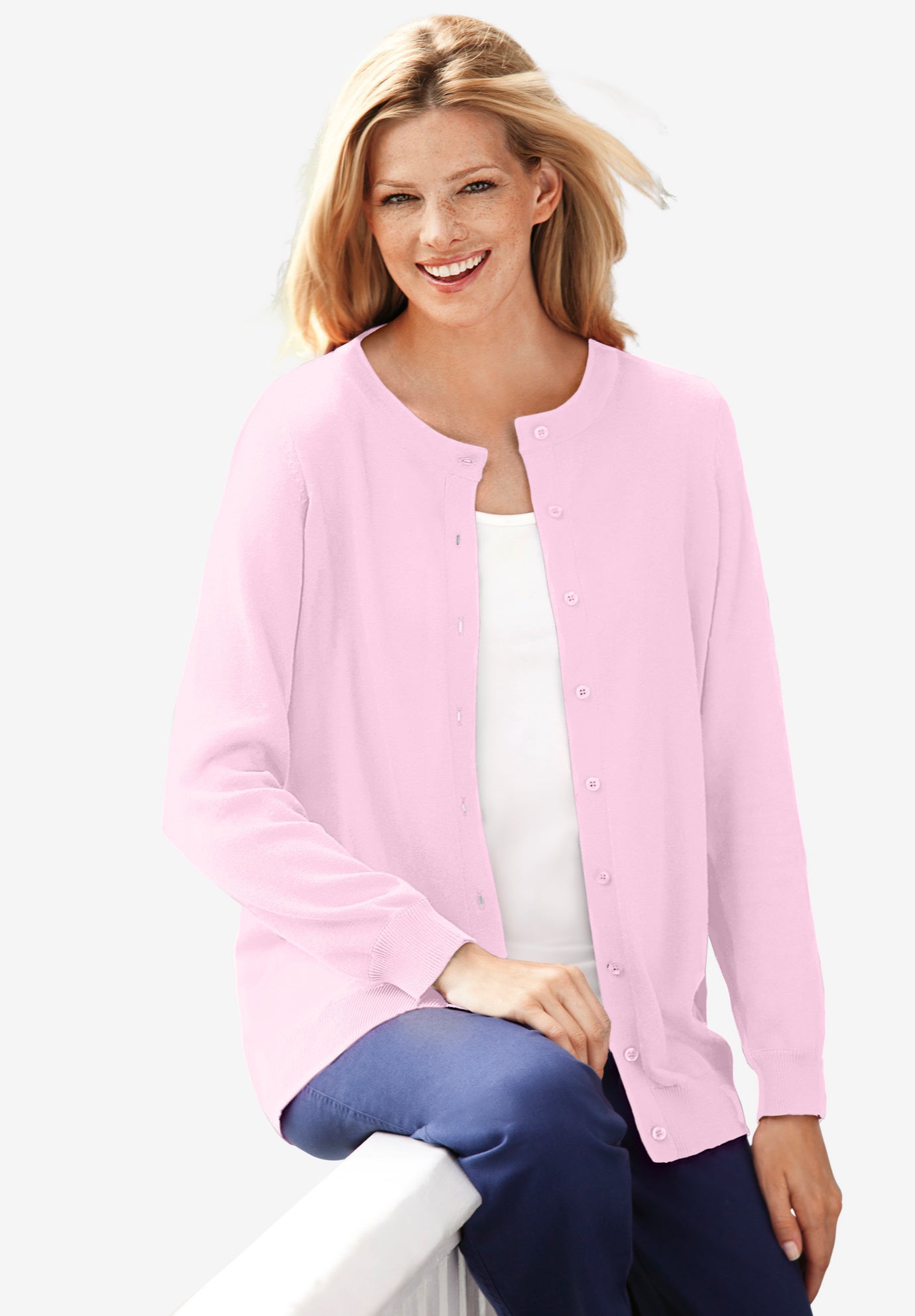 Perfect Long-Sleeve Cardigan image number 0