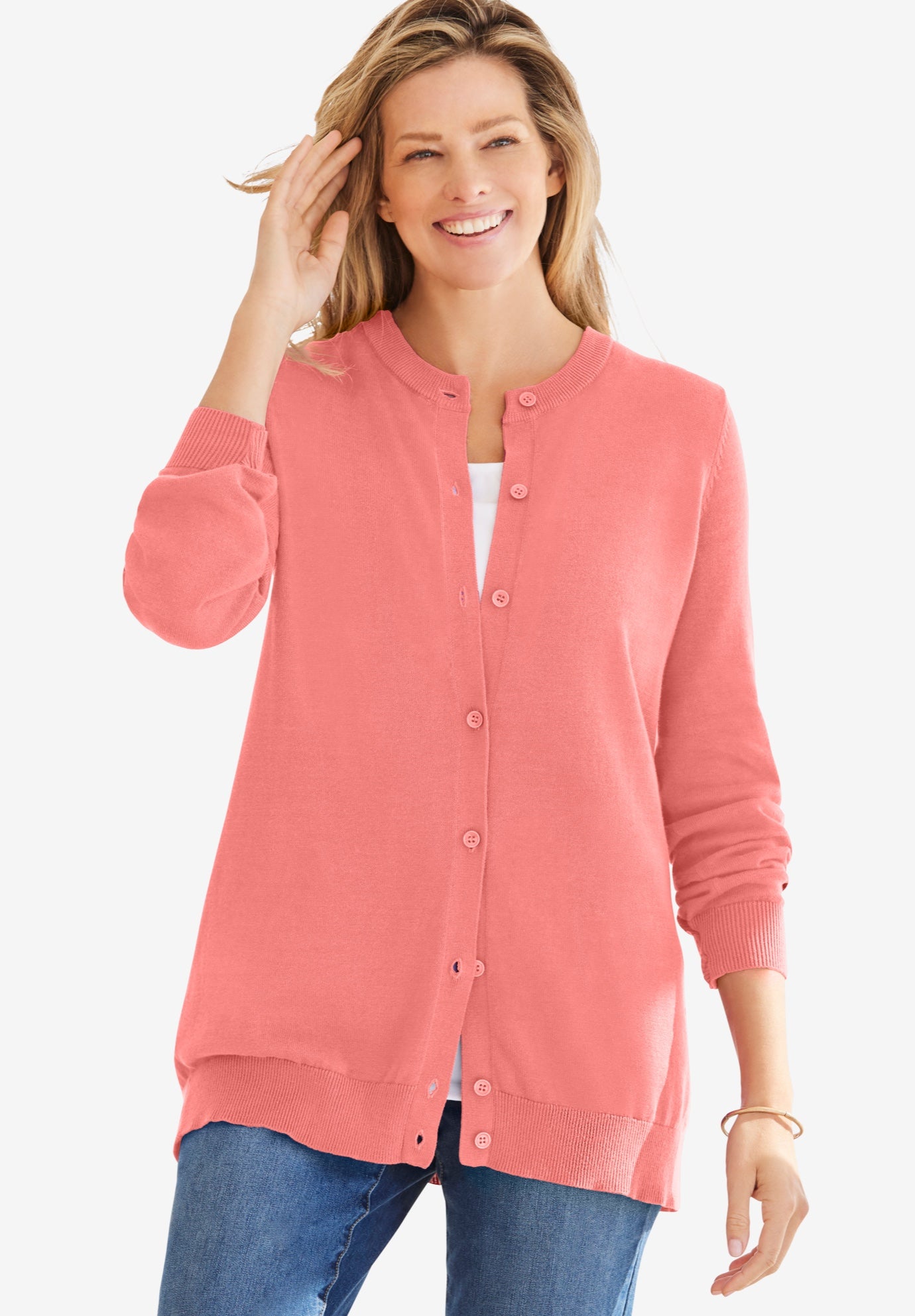 Perfect Long-Sleeve Cardigan image number 0