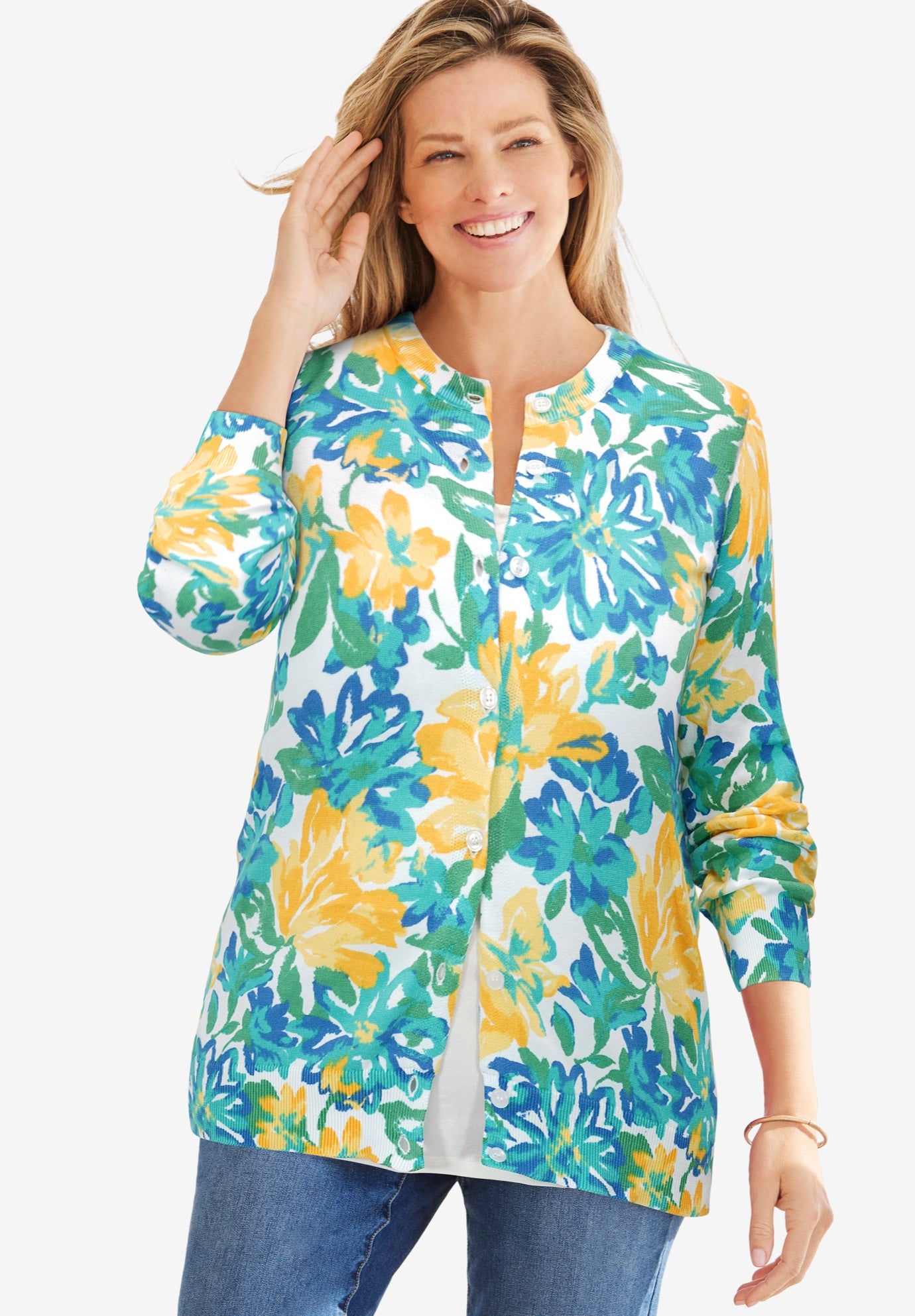 Perfect Long-Sleeve Cardigan image number 0