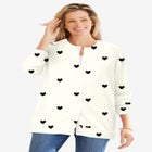 Perfect Long-Sleeve Cardigan Sweater image number null