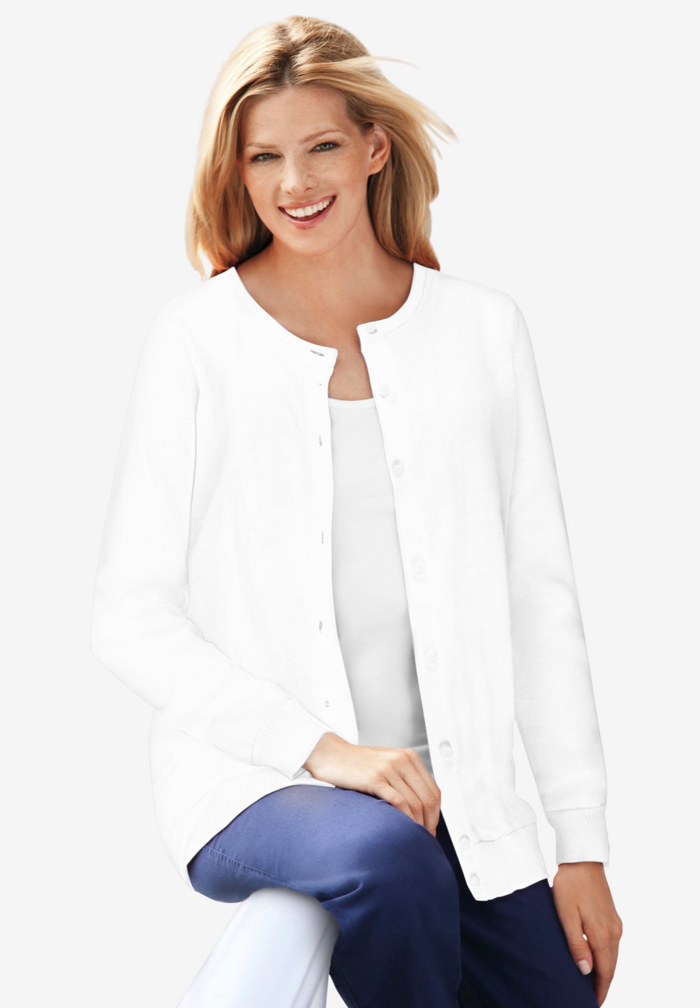 Perfect Long-Sleeve Cardigan image number 0