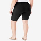 Plus Size Everyday Essential Stretch Bike Shorts image number null