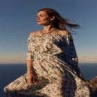 Smocked Waistband Maxi Skirt image number null