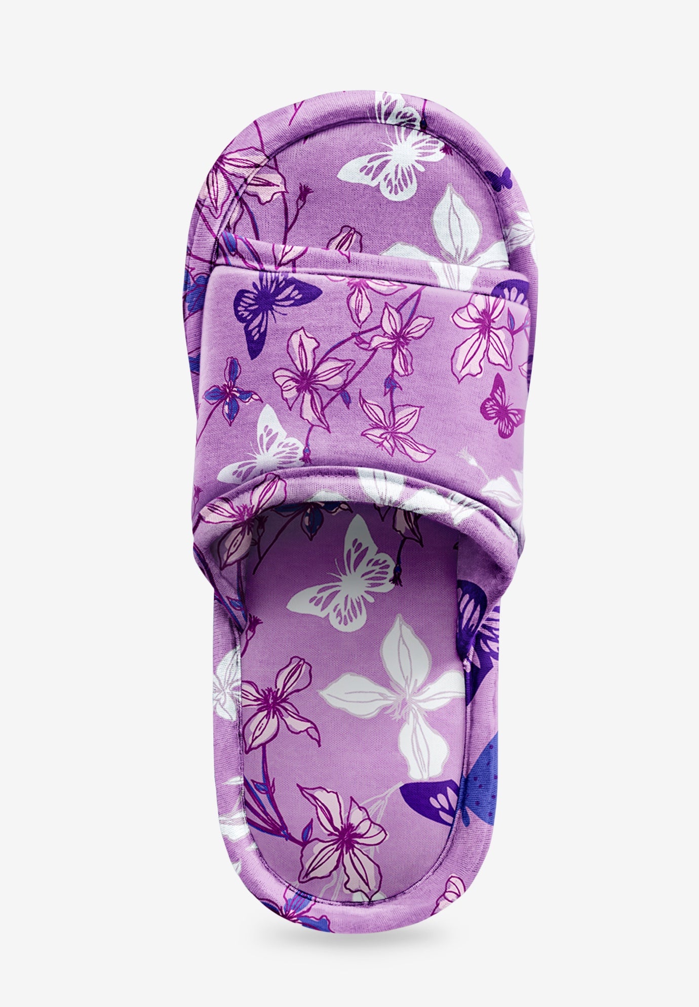 Dreams & Co.&reg; Cotton Slide Slippers image number 4