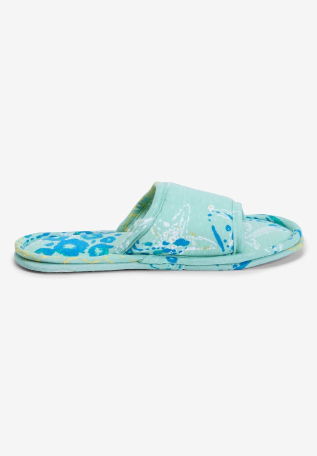 Cotton Slide Slippers image number 3