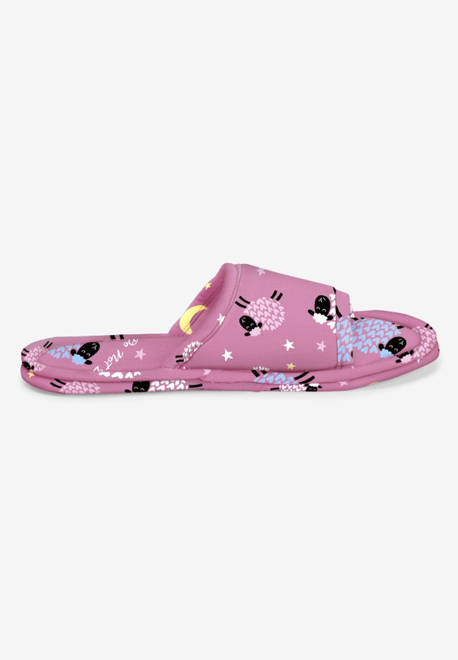 Cotton Slide Slippers image number 3