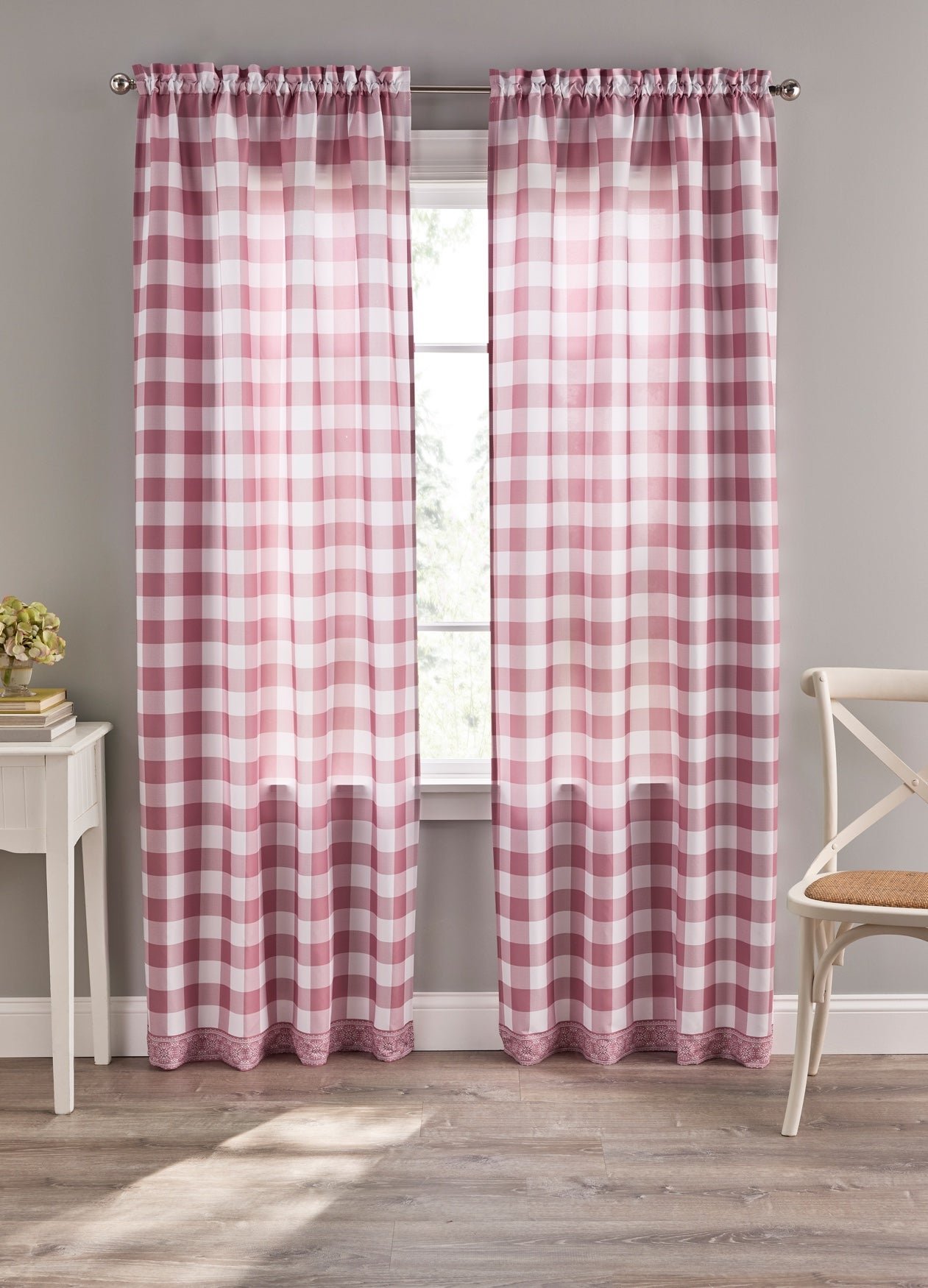 Gingham Plaid Panel image number 0