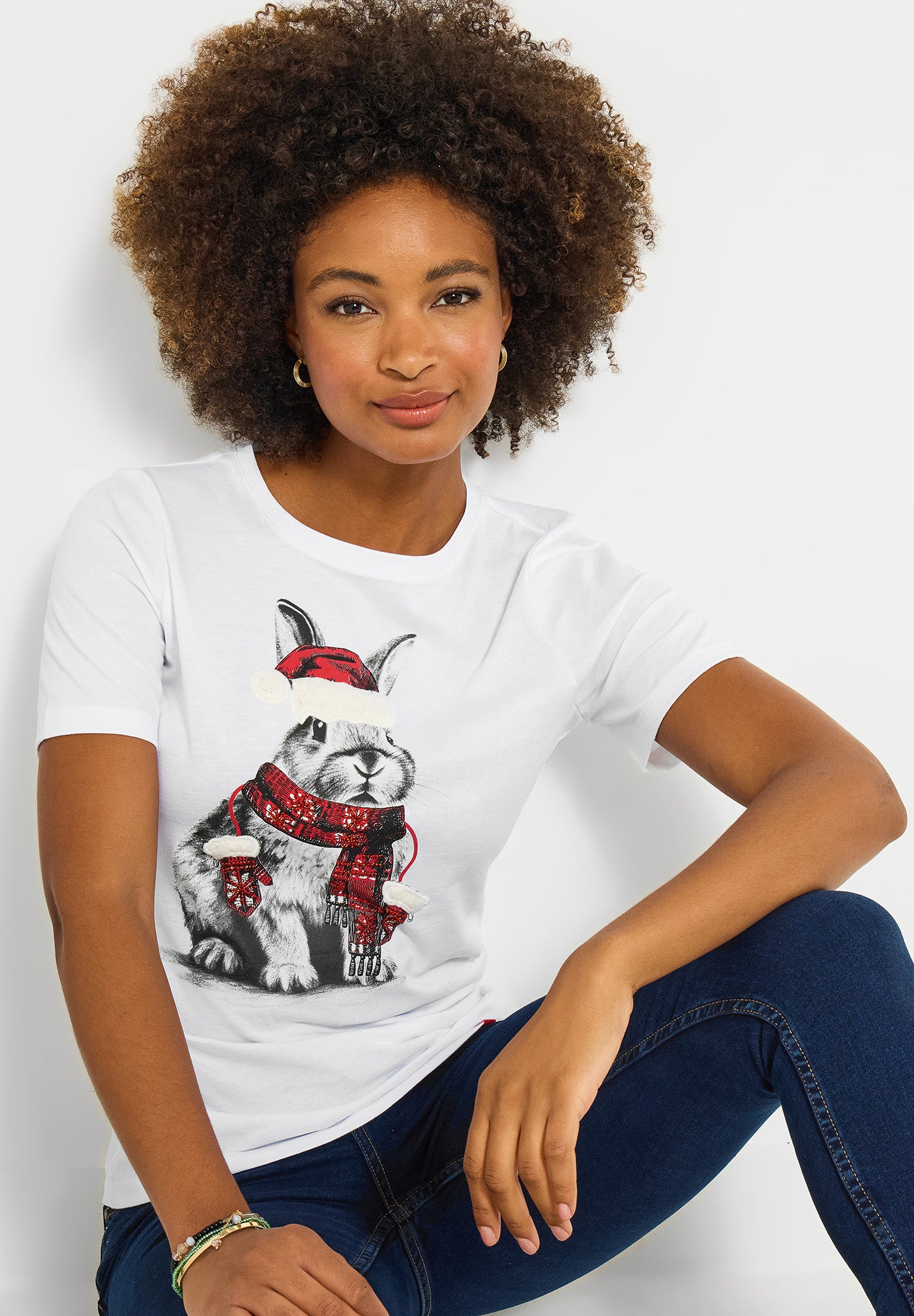 Cotton Slub Graphic Tee image number 1