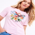 Cotton Slub Graphic Tee image number null