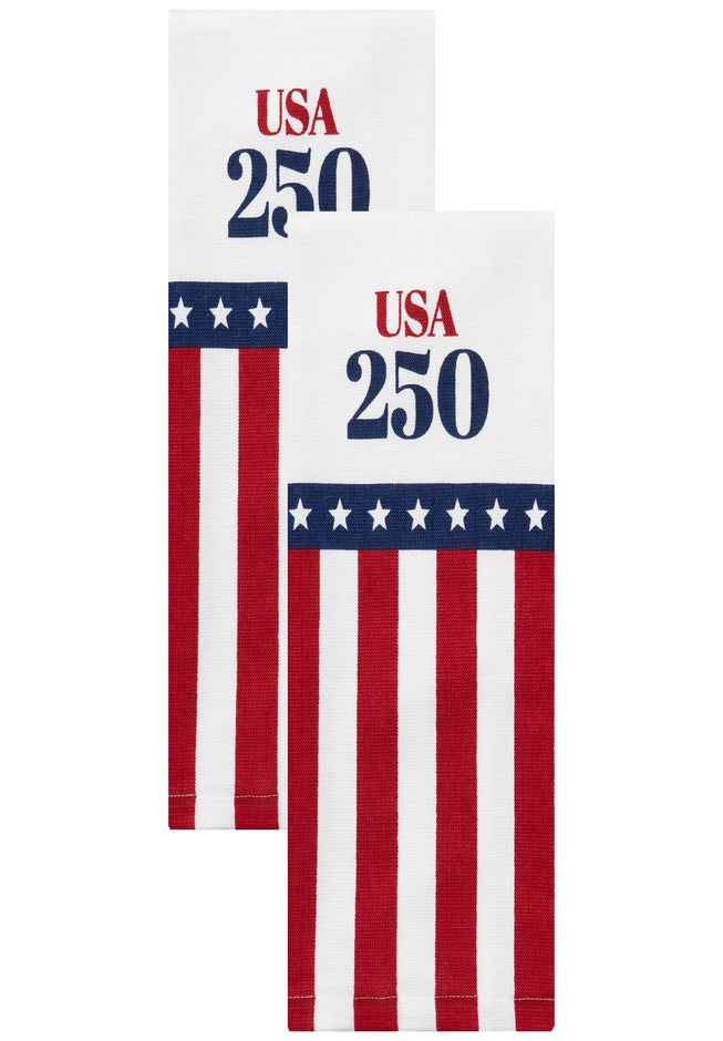 4-Piece Americana Kitchen Towel Set image number 1