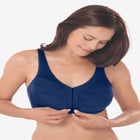 Cotton Front-Close Wireless Bra image number null