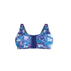 Cotton Front-Close Wireless Bra image number null