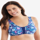 Cotton Front-Close Wireless Bra image number null