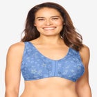 Cotton Front-Close Wireless Bra image number null