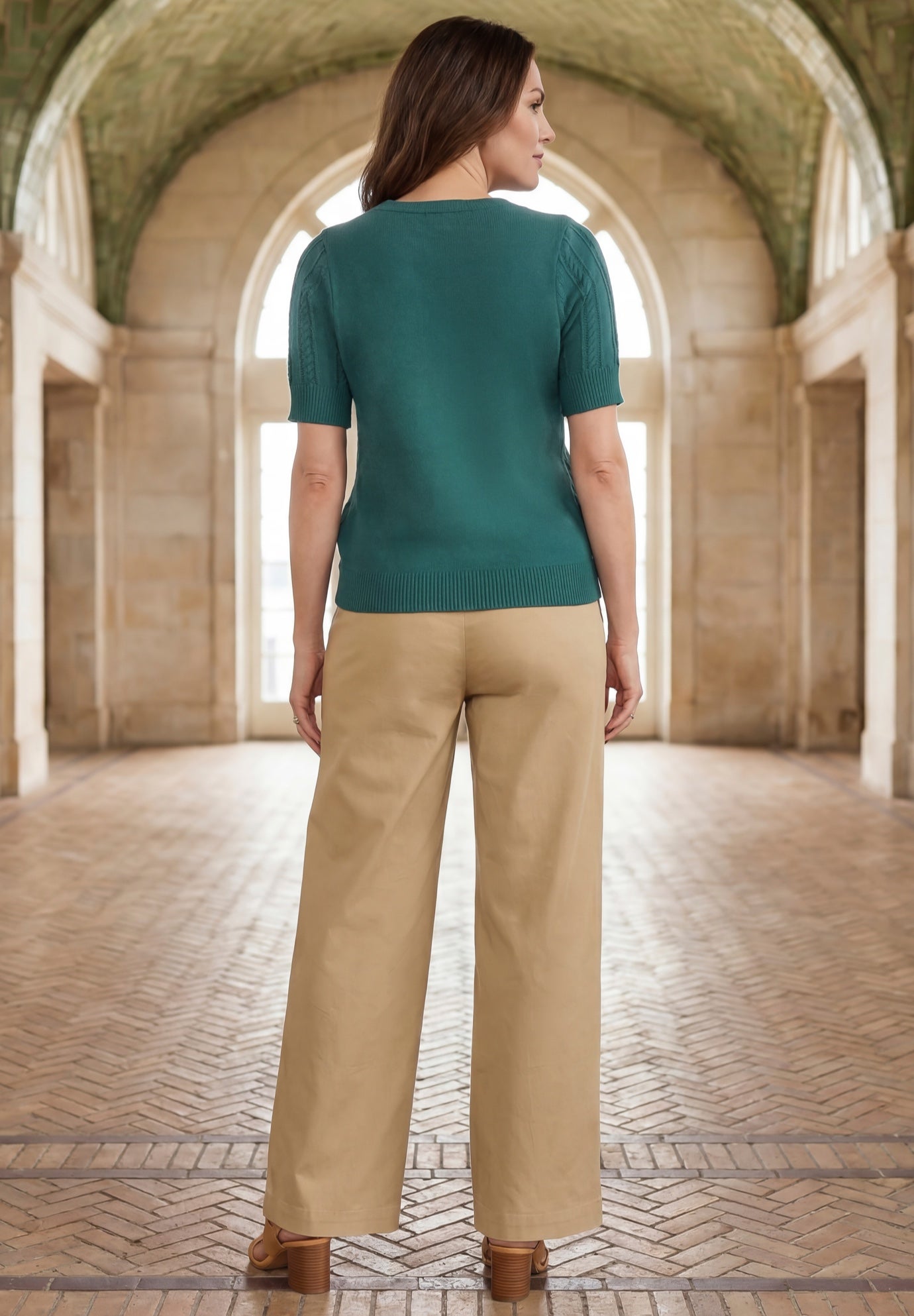 Pullover Pointelle Sweater image number 2