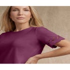 Scallop Trim Tee image number 3
