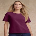 Scallop Trim Tee image number 0
