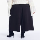 Pleated Wide-Leg Culottes image number 1