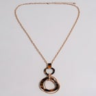 Tortoiseshell Pendant Necklace image number null