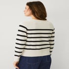 Fine Knit Boatneck Pullover Sweater image number null