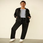 Ellos Studio French Terry Straight Leg Sweatpants image number null