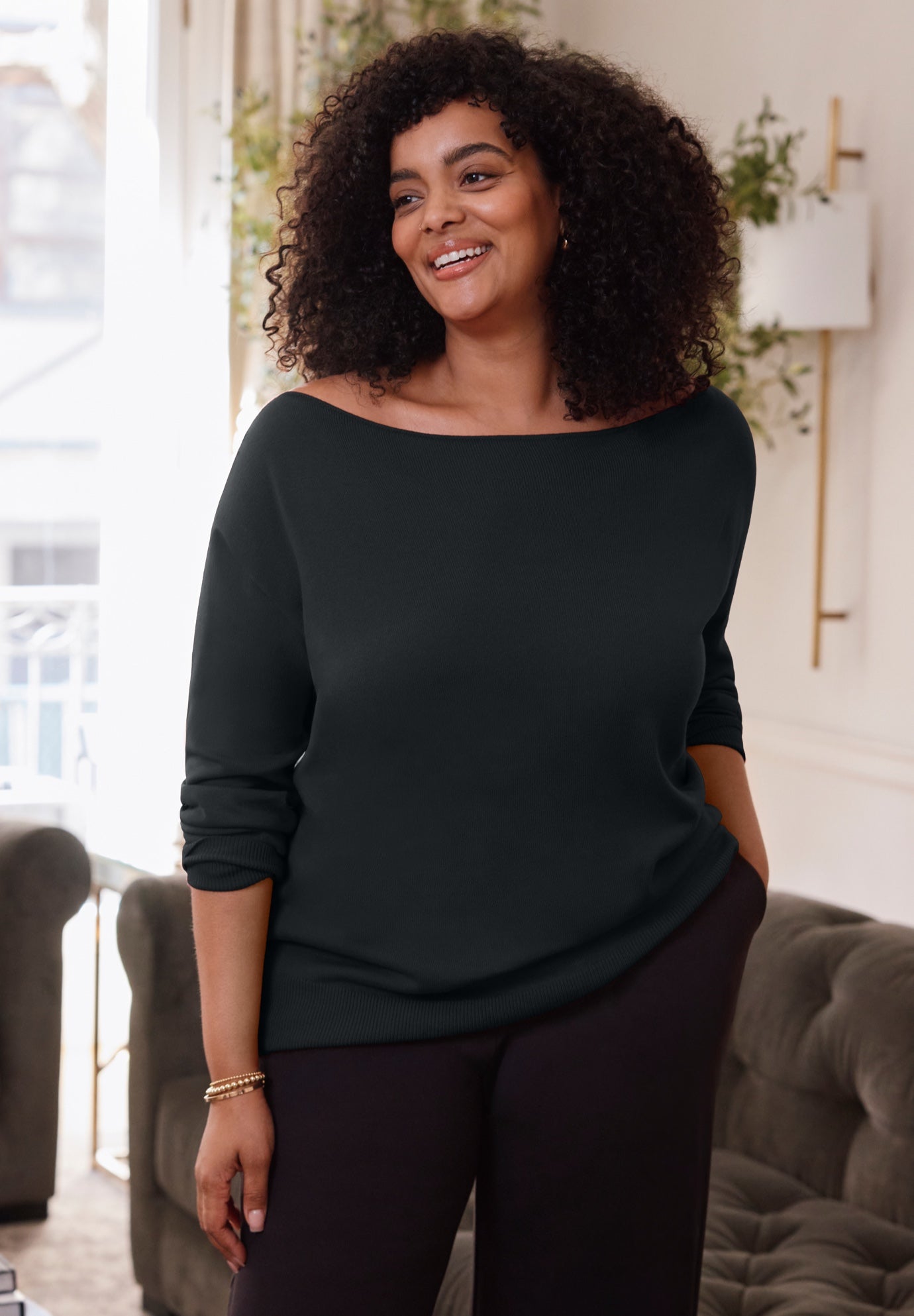 Convertible Pullover Sweater image number 0