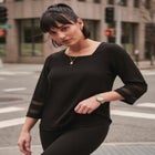 Sheer Bell Sleeve Tunic image number 1