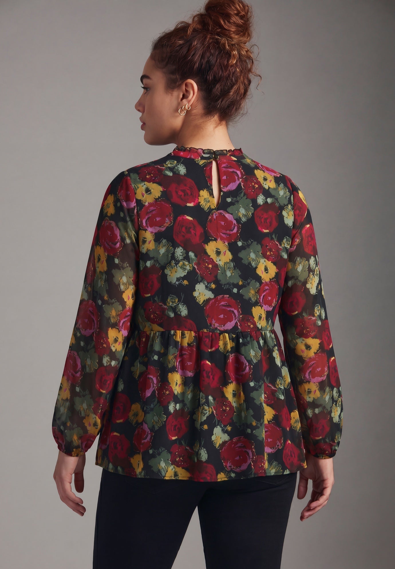 Paulina Peplum Blouse image number 1