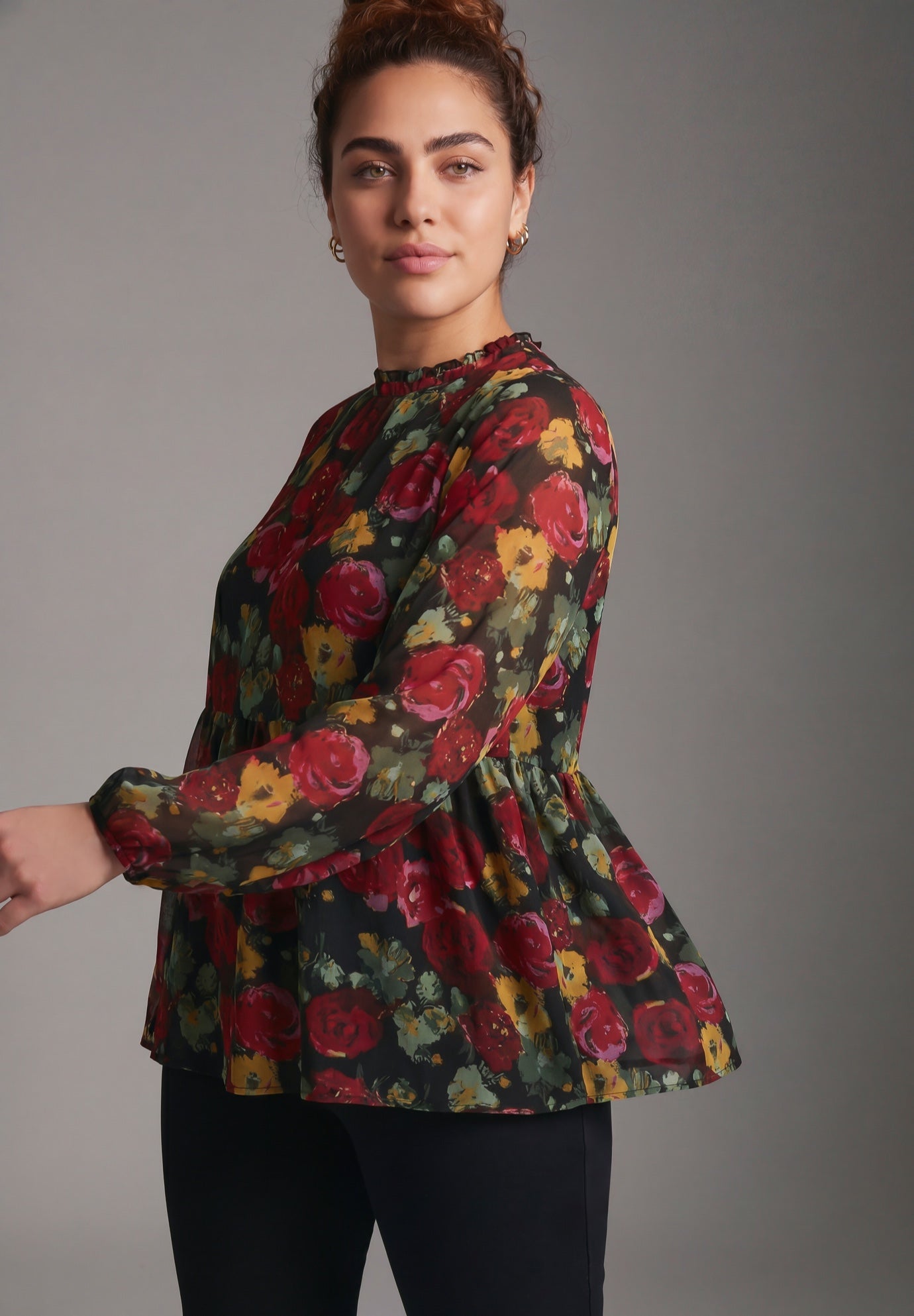 Paulina Peplum Blouse image number 2