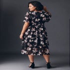 Tiered Flutter Midi Dress image number 1