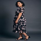 Tiered Flutter Midi Dress image number 2