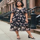 Tiered Flutter Midi Dress image number 4