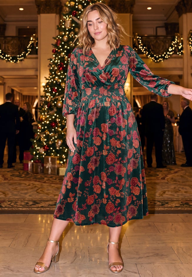 Adia Velvet Maxi Dress image number 1