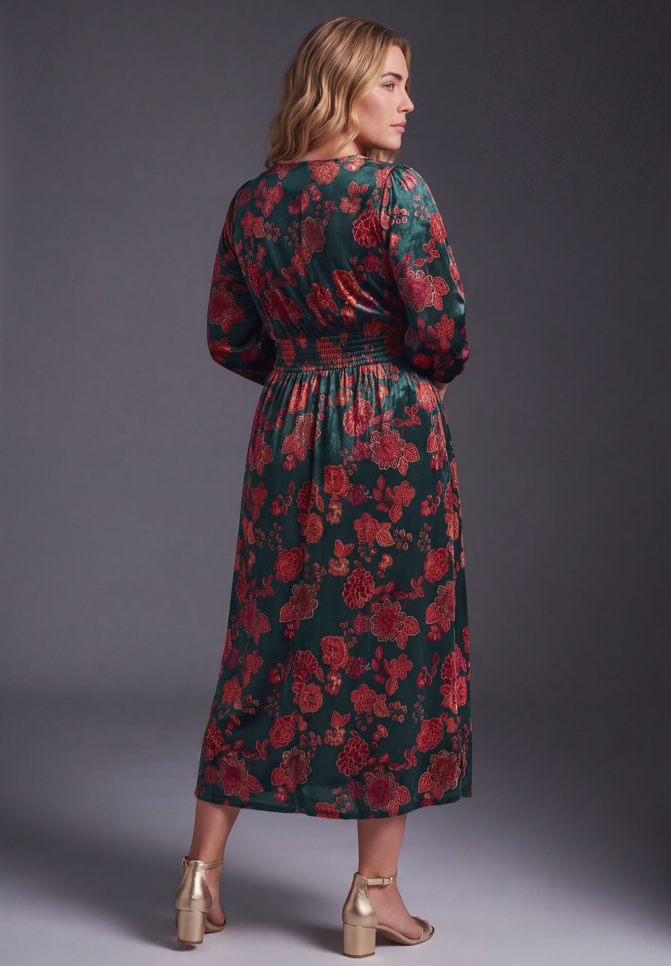 Adia Velvet Maxi Dress image number 3