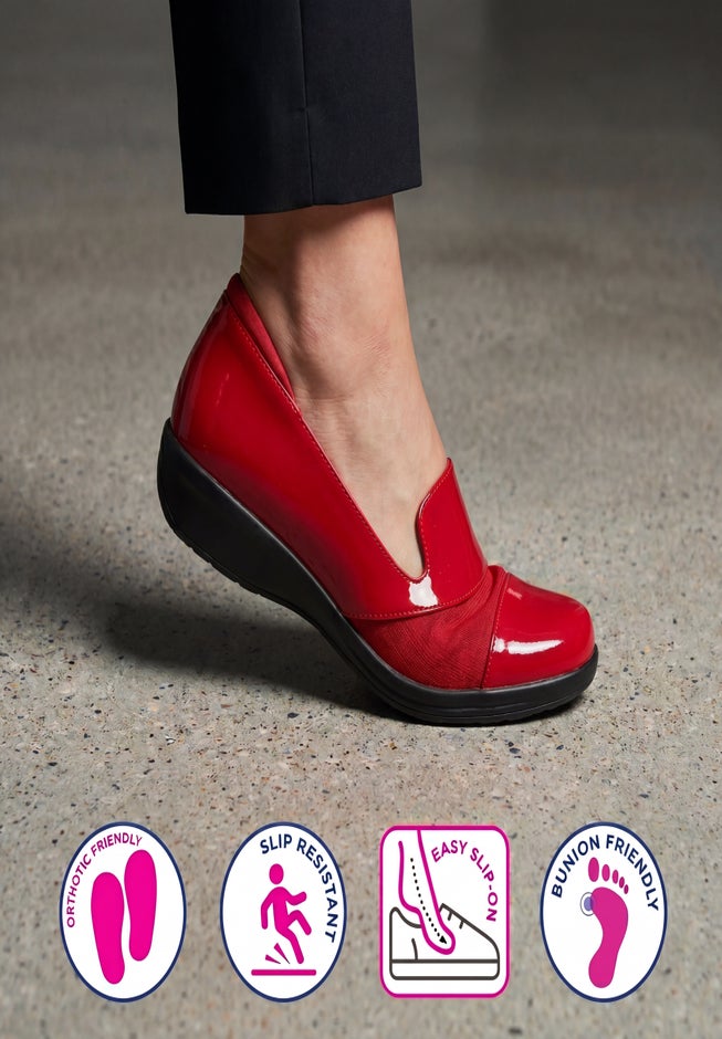 The Annete Bunion Friendly Slip On Orthotic Flat image number 5