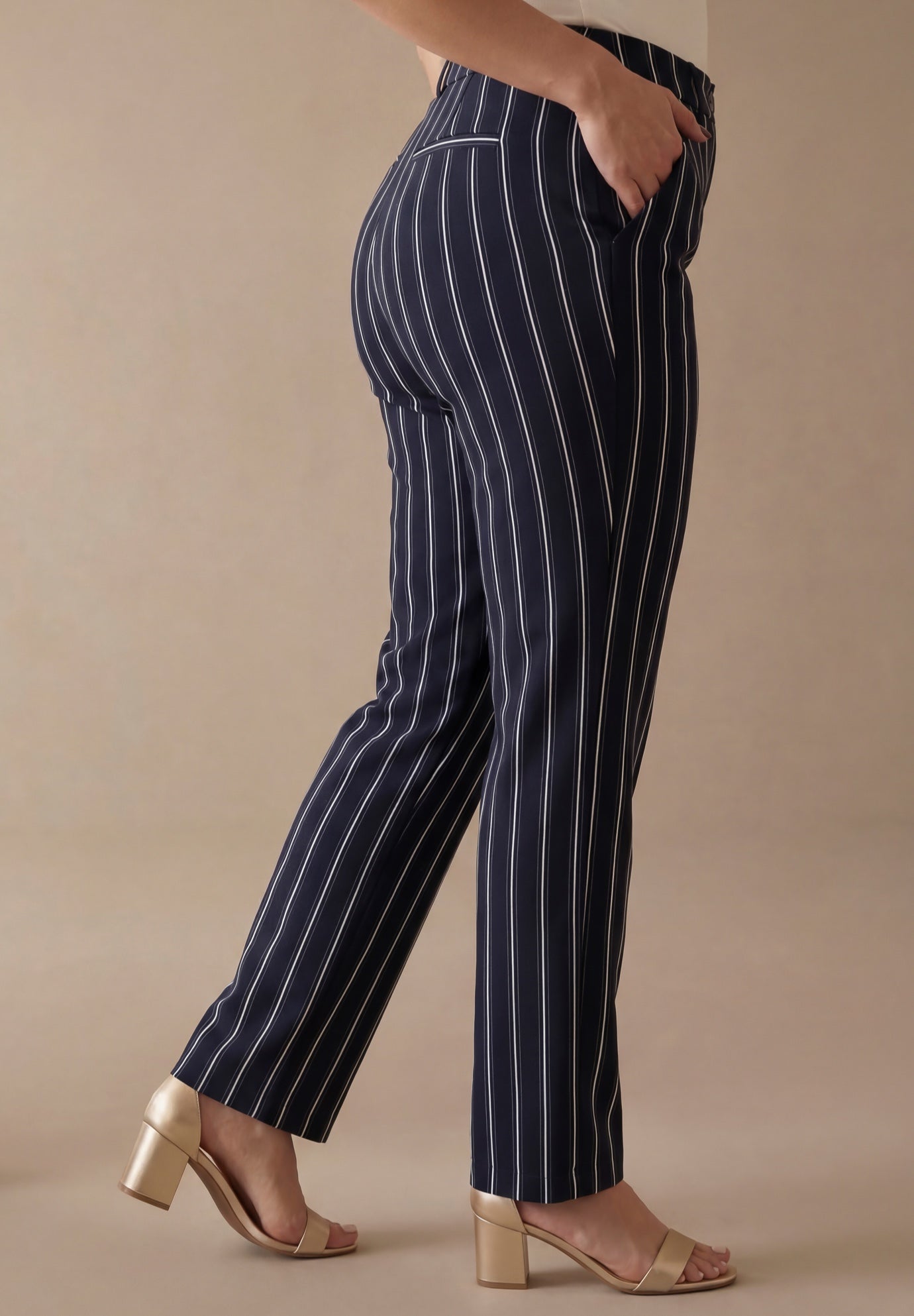 Bi-Stretch Straight Leg Pant image number 2
