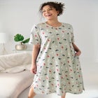 Serenada Keyhole Knit Sleepshirt image number null