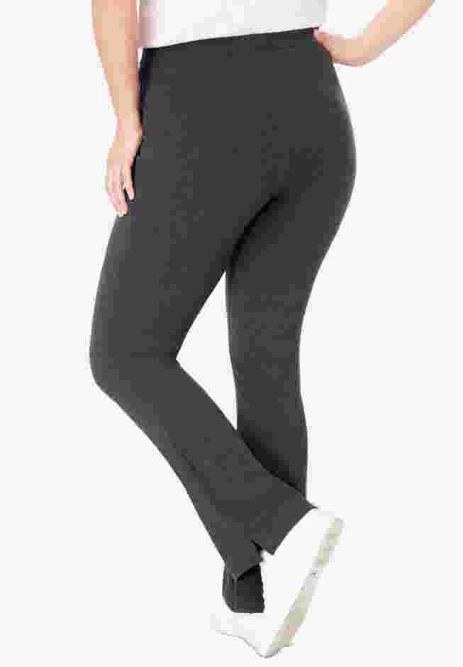 Stretch Cotton Bootcut Legging image number 1