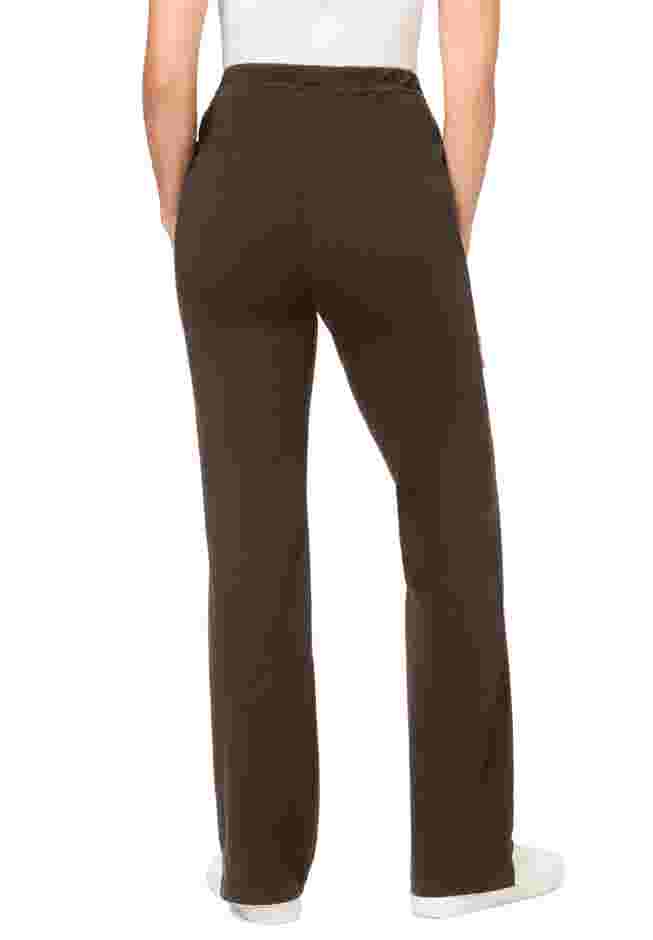 Stretch-Cotton Knit Pull-On Bootcut Leggings image number 2