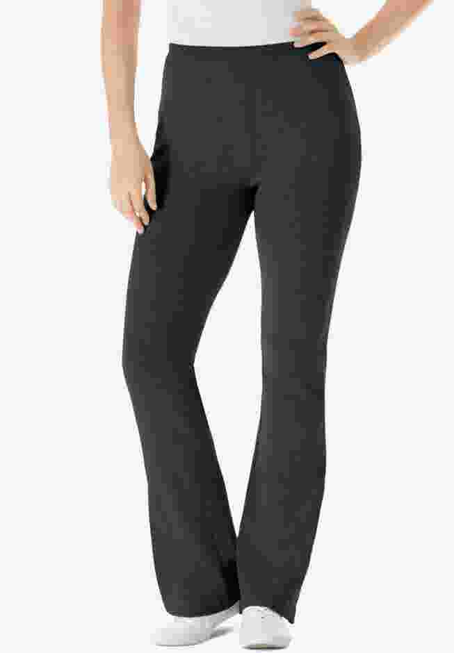 Stretch Cotton Bootcut Legging image number 0