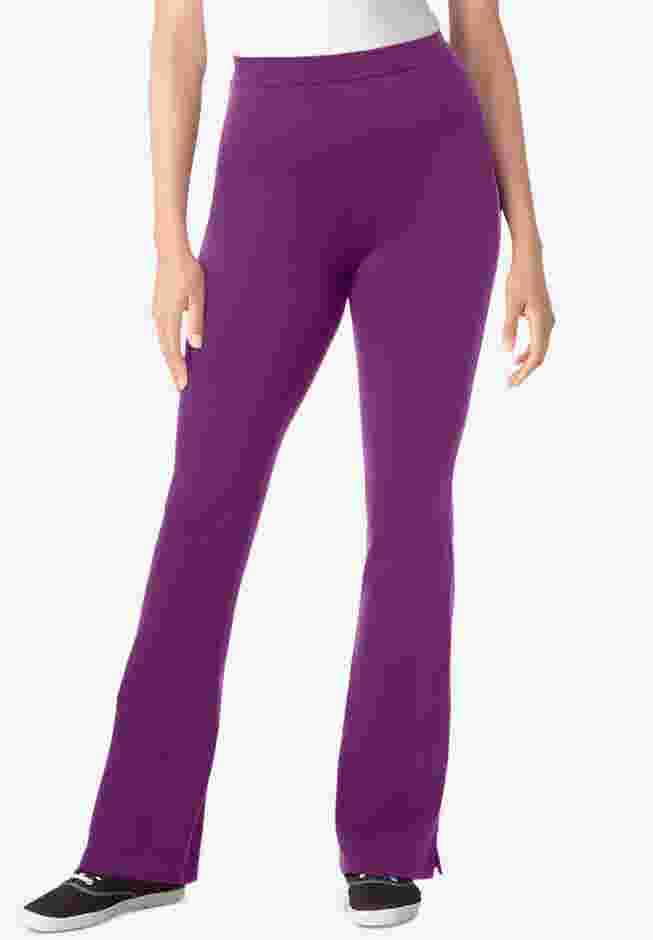 Stretch Cotton Bootcut Legging image number 0