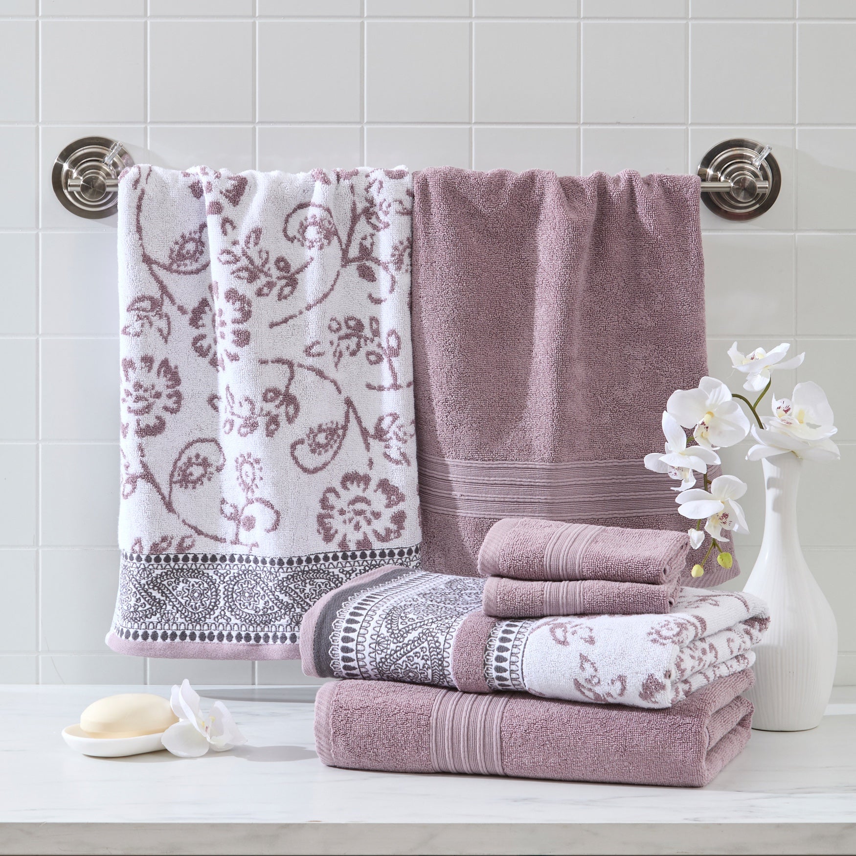 Ophelia Jacquard 6-pc. Towel Set image number 0