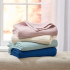 AMELIA TENCEL THROW BLANKET image number 1