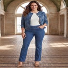 Stretch Denim Lady Jacket image number null